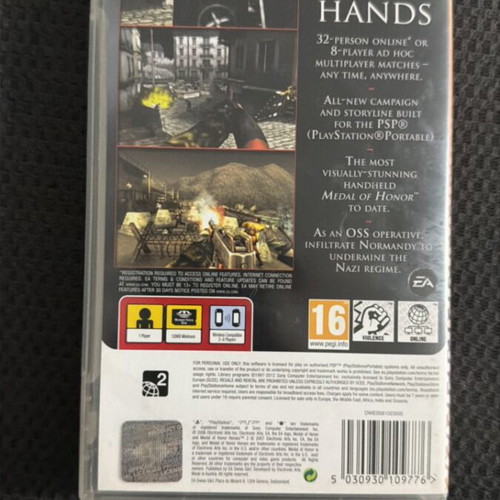 Medal of Honor Heroes 2 PSP game used