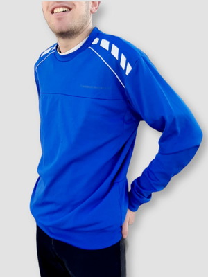 Спортна блуза sweatshirt синя винтидж употребявана размер L