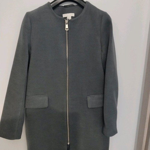 Grey coat H&M size M/38 like new