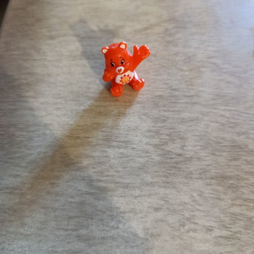 Care Bears figure like new, miniature vanilla bear