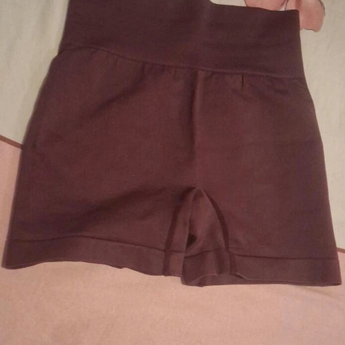 Shein Gym Shorts new, purple eggplant color, size XS