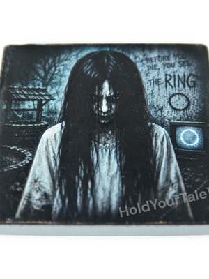 The Ring Samara Ceramic Fridge Magnet 57×57 mm new