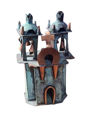 Vintage green bronze church decoration like new