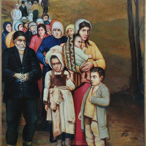 Eradication Oil Painting by Dorotheos Antoniadis made to order