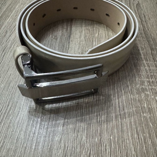 Leather belt beige like new, length 110cm