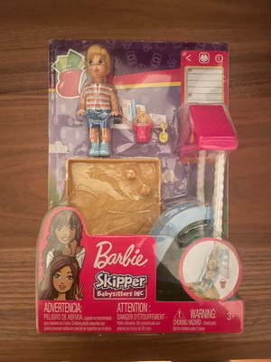 Barbie Skipper Babysitter Doll Set New