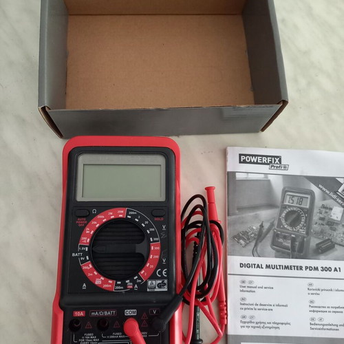 Powerfix Profi digital multimeter like new