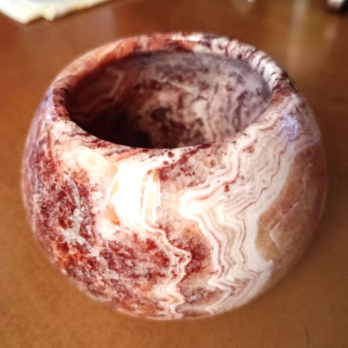 Porcelain bowl jar new, dimensions 7 x 9 cm