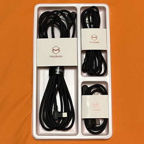McDodo USB-C to USB charging cables new, pack of 3