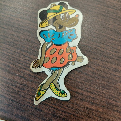 Vintage children stickers from the 1960s like new