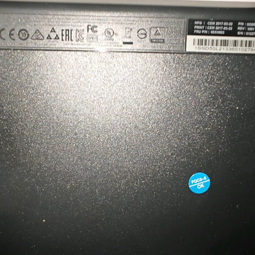 Lenovo Wired USB Keyboard Black Greek KU-1601 like new