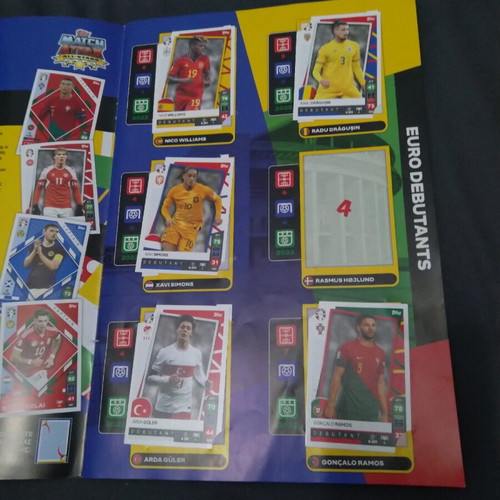 Sticker album with 51 stickers