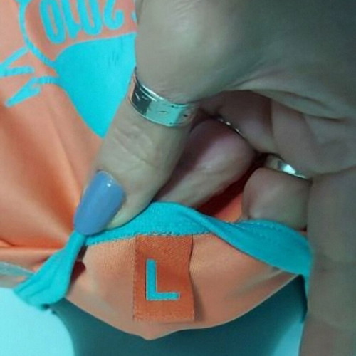Sports shirt made of dense lycra like new, elastic fit