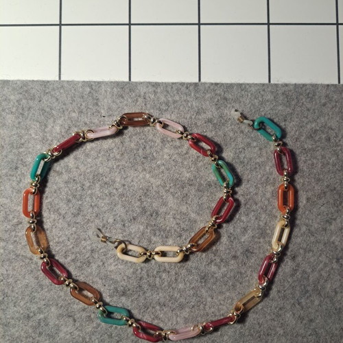 Glasses chain new, multicolored