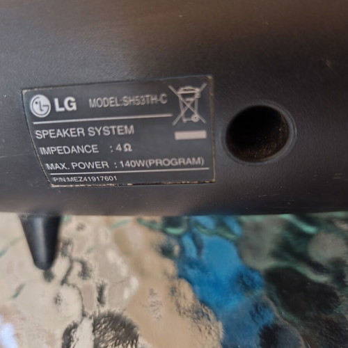 LG speaker 4Ω 140W used, floor-standing