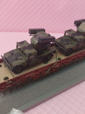 Roco HO Scale Wagons like new for two-rail system, military transport