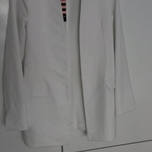 Lynne white blazer new, size XL with slim fit