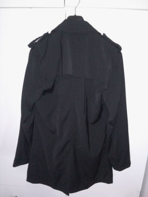 Black trench coat large