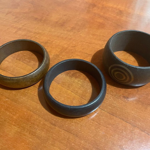 Wooden bracelets new without wear