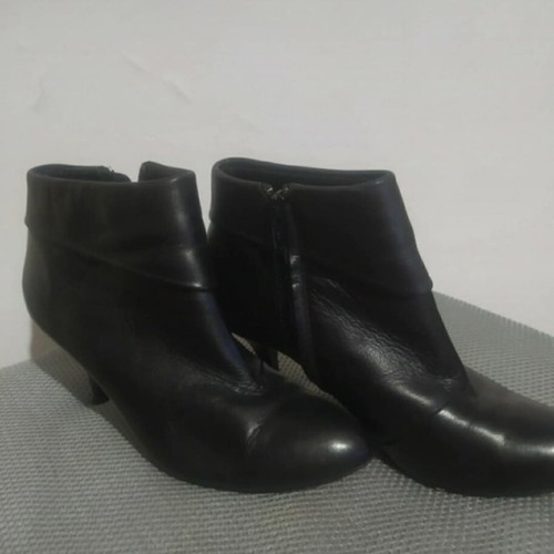 Ash ankle boots leather used, size 36, black