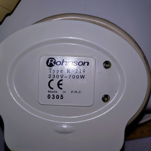 Rohnson R-219 Toaster 700W used, 2-slice capacity