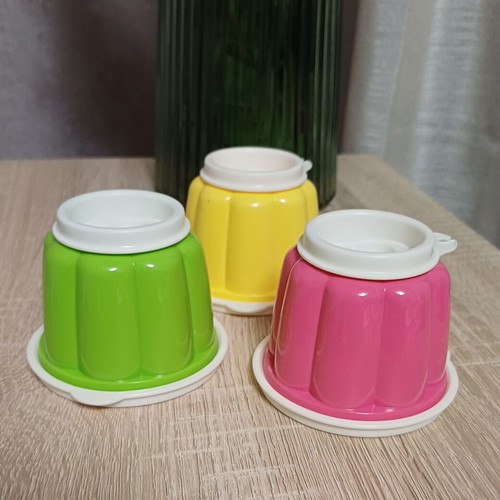 Tupperware jelly set 3 pieces new