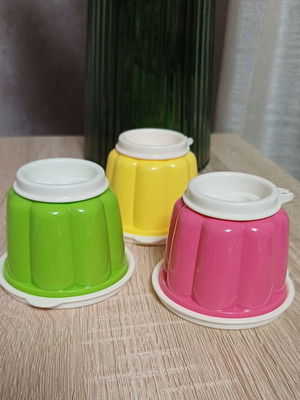 Tupperware jelly set 3 pieces new