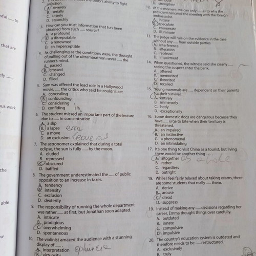 Revised ECPE Honors Workbook used, Burlington Books, English