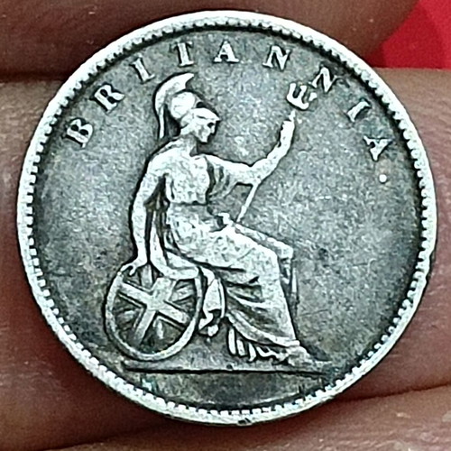 Silver 30 Lepta Ionian State coin 1848