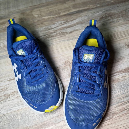 Under Armour Charged Royal Blue Mesh Running Sneakers Youth EU 37.5
