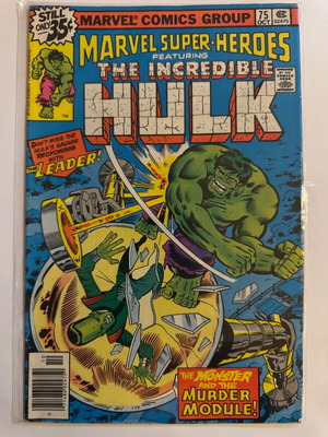 Marvel Super-Heroes Featuring The Incredible Hulk #75 like new, English