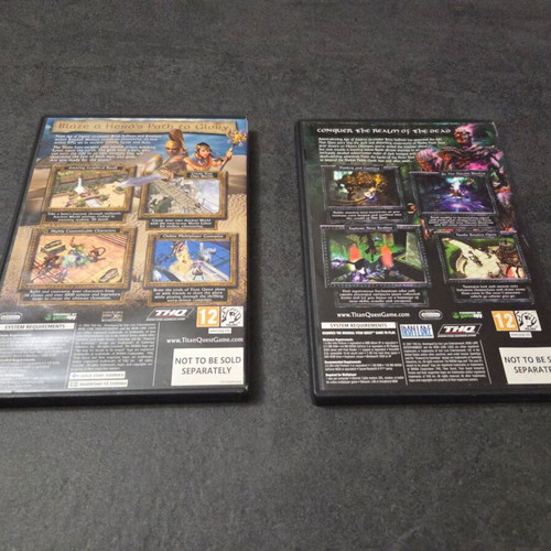 Titan Quest & Titan Quest Immortal Throne package used, PC game