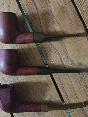 Heibe vintage πίπες καπνού, σετ 3