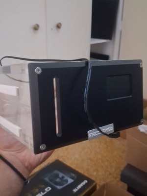 Freezemod 5.25" bay reservoir with LCD display for custom water loop
