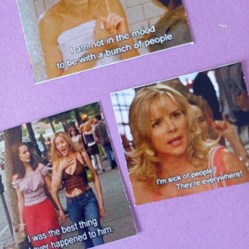 Sex and the City stickers like new, set