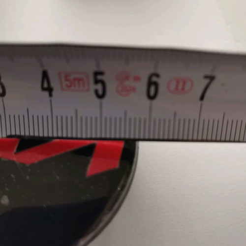 Kia 58mm wheel center caps new, black with red letters