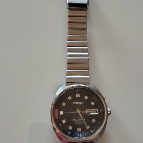 Citizen Moon Dater mechanical watch 1980