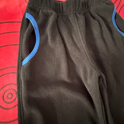Children's fleece outdoor pants 5-6 years like new, blue