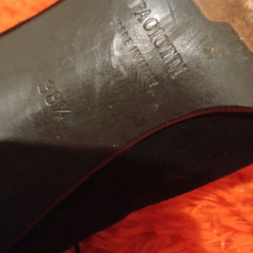 Cesare Pagiotti heels like new, black, size 38.5