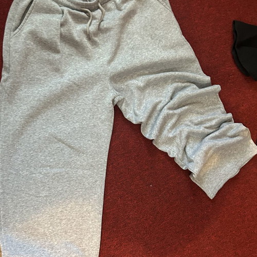 Shein sweatpants, size large, grey