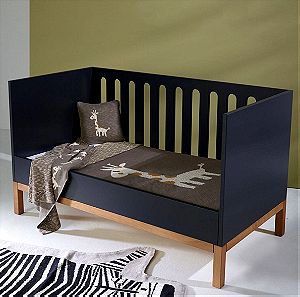 Κούνια / προεφηβικό κρεβάτι QUAX indigo  + Στρώμα ανατομικό της Greco strom και Σιρταριέρα
