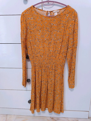 Floral dress like new, multicolor orange H&M size S