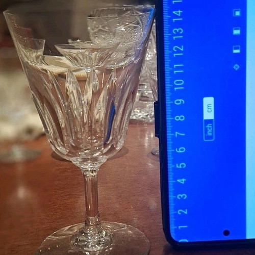 Baccarat Cote d Azur glasses set of 30 pieces like new