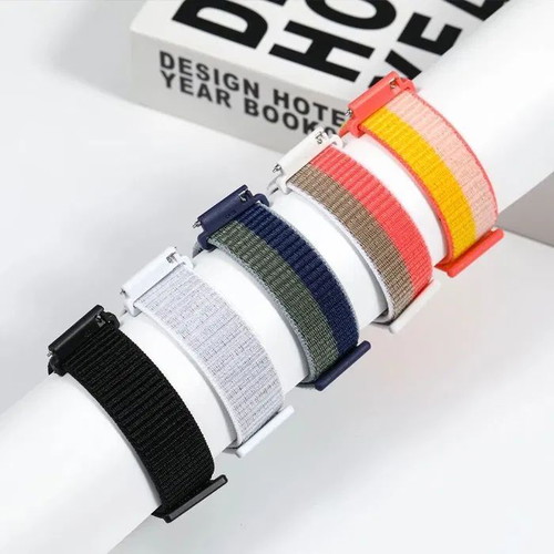 Textile Watch Straps with Velcro for Samsung Huawei Amazfit Garmin new