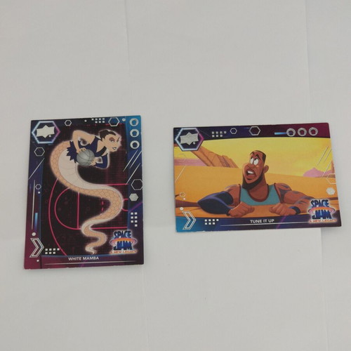 Space Jam: A New Legacy White Mamba #19 & Tune It Up #71 collectible cards