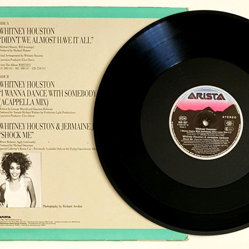 Whitney Houston Didn't We Almost Have It All 12" Maxi Single vinyl near mint