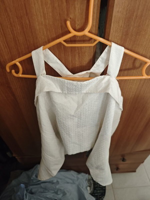 VS short white cotton dress 5XL like new
