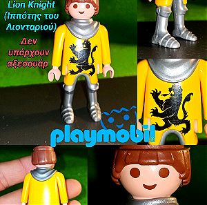 Playmobil Yellow Lion Knight Troop Soldier Figure Φιγούρα Κίτρινου Ιππότη του Λιονταριού Οπλίτης Στρατιώτης σχετίζεται με Μεσαίωνα Κάστρα Βασιλιά Βασίλισσα Επικές μάχες
