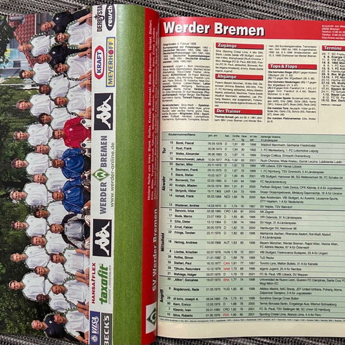KICKER Annual Almanac 2001-2002, Bundesliga Magazine