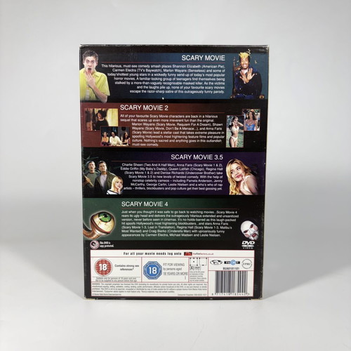 Scary Movie 1-4 DVD box set like new with English subtitles